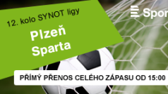 12. kolo SYNOT ligy: Plzeň - Sparta