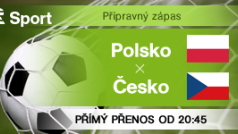 Přípravný zápas: Polsko - Česko