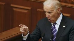 Americký viceprezident Joe Biden při projevu v ukrajinském parlamentu