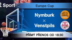 Basketbalový Europe Cup: Nymburk - Venstpils