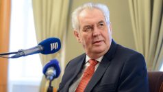 Prezident České republiky Miloš Zeman v Interview Plus