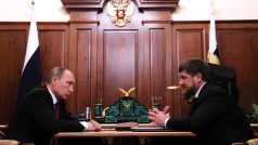 Vladimir Putin a Ramzan Kadyrov