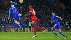 Nejlepší střelec britské Premier league Jamie Vardy (vlevo)