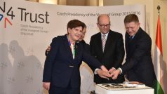 Premiéři zemí Visegrádské skupiny si v pondělí 15. února 2016 připomněli významné výročí 25 let od začátku úzké spolupráce.