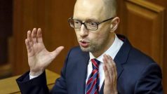 Ukrajinský premiér Arsenij Jaceňuk