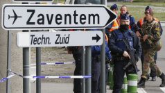 Okolí letiště Zaventem je pod přísným dohledem