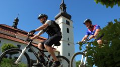 Kostel sv. Václav bývá v obležení cyklistů