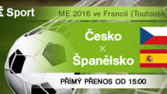 ME 2016: Česko - Španělsko