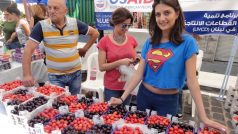 Místní pěstitelé na festivalu v Hammáně