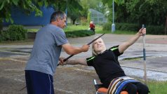 Jan Železný na hendikepované oštěpařce Kateřině Novákové poznal, že má talent