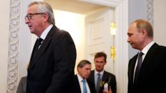 Předseda Evropské komise Jean-Claud Juncker jednal s Vladimirem Putinem