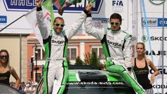 Posádka továrního týmu ŠKODA Motorsport - Pavel Dresler a Jan Kopecký