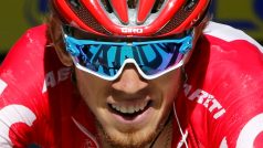 Vítěz 17. etapy Tour de France Rus Ilnur Zakarin ze stáje Kaťuša