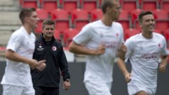 Trenér Slavie Dušan Uhrin mladší chce své svěřence připravit na jakoukoli taktiku Rio Ave