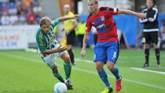 Michal Hubínek z Bohemians (vlevo) a David Limberský