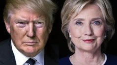 Donald Trump a Hillary Clintonová