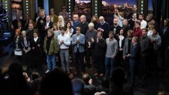 Hosté pořadu Show Jana Krause po natáčení 26. října 2016