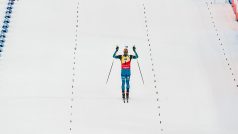 Biatlonista Martin Fourcade odjel z Nového Města na Moravě s dalšími třemi vyhranými závody