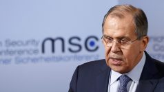 Sergej Lavrov na konferenci v Mnichově