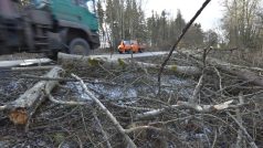 Následky vichru v Karlovarském kraji