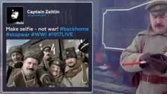 Projekt televize RT - jak by vypadal na sítích rok 1917. Retweet the Revolution: Make selfie - not war! (#1917LIVE PROMO)