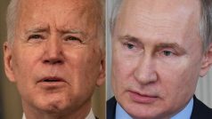 Americký prezident Joe Biden a ruský prezident Vladimir Putin