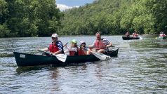 Při přibližně 20kilometrovém sokolském sjezdu řeky Shenandoah se nechtěně vykoupali pouze dva jeho účastníci