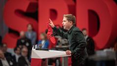 Šéf mládežnické organizace německých sociálních demokratů Kevin Kühnert
