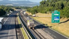 Na dálnici D8 se opět na týden uzavřely tunely Panenská a Libouchec