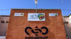 Pobočka společnosti NSO Group v izraelském údolí Arava poblíž komunitního centra Sapir