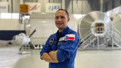 Záložní astronaut ESA Aleš Svoboda ve výcvikovém centru v Kolíně nad Rýnem