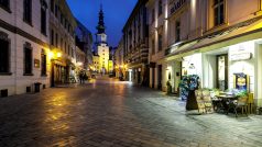 Bratislava během lockdownu