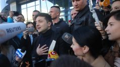 Kandidát na ukrajinského prezidenta Volodymyr Zelenskyj