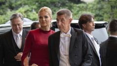 Andrej Babiš na uvedení nového japonského císaře