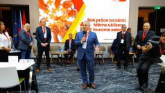 Josef Středula na sjezdu ČSSD v Brně