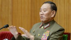 Místopředseda ústředního výboru Korejské strany práce Kim Jong-čcho na archivním snímku.