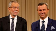 Alexander Van der Bellen a Norbert Hofer na fotografii z listopadu 2016