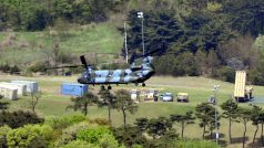 Základna protiraketového systému THAAD v Jižní Koreji.