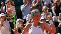 Jelena Ostapenková po výhře na French Open