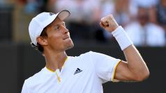 Tomáš Berdych po vítězství nad Dominicem Thiemem