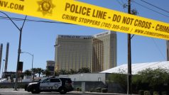 Fotka hotelu, ze kterého Stephen Paddock střílel do davu několika tisíc lidí.