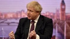 Britský ministr zahraničí Boris Johnson ve vysílání BBC (18. března 2018).Britain&#039;s Foreign Secretary Boris Johnson is seen speaking on the BBC&#039;s Andrew Marr Show in this photograph received via the BBC in London, Britain March 18, 2018. Jeff Overs/BBC/Handout