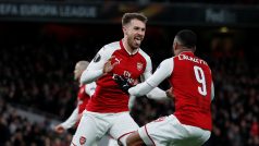 Aaron Ramsey a Alexandre Lacazette, dvě útočné hvězdy Arsenalu