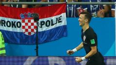 O výhře nad Islandem rozhodl Ivan Perišić