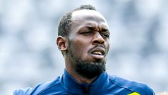 Usain Bolt na tréninku.