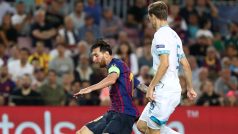 Lionel Messi v utkání proti PSV Eindhoven