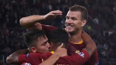 Edin Džeko dal Plzni dva góly