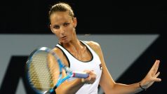 Karolína Plíšková na turnaji v australském Brisbane