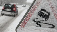 Sněhová kalamita na silnicích