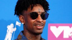 Americký rapper 21 Savage na předávání cen MTV Video Music Awards 2018